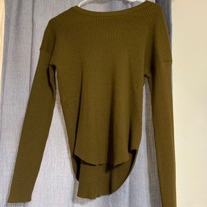 Olive green sweater